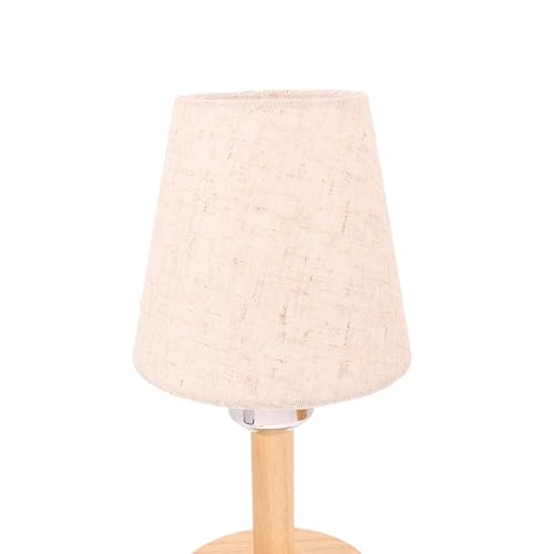 1PC Fabric Lampshade Ceiling Light Cover Lamp Shade Modern Home Bedside Desk Lighting Cover For Tearoom Bedroom Room Decor(Linen color) von KXJSYL Tool