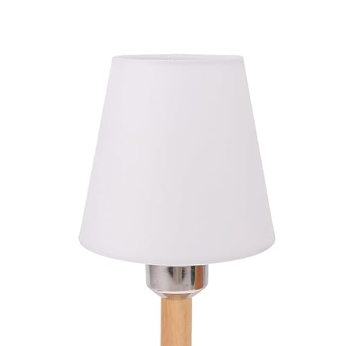 1PC Fabric Lampshade Ceiling Light Cover Lamp Shade Modern Home Bedside Desk Lighting Cover For Tearoom Bedroom Room Decor(White) von KXJSYL Tool