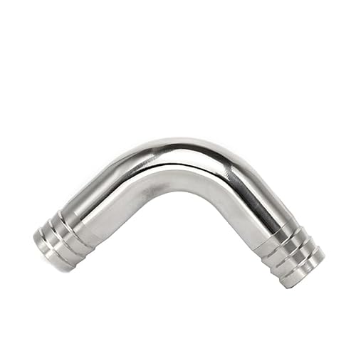1PC Fit Rohr ID 19/25/32/38/45/51mm Schlauch Stacheldraht 304 Edelstahl stahl Sanitär 90 Grad Ellenbogen Rohr Fitting 5,0(45mm) von KXJSYL Tool