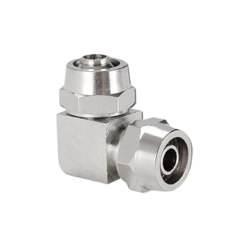 1PC Pneumatische Schnellverschraubung Messing Schlauchanschluss T-Typ L-Typ Kreuztyp Rohr OD 4mm 6mm 8mm 10mm 12mm 14mm 16mm Pneumatische Armaturen(Two way,12mm) von KXJSYL Tool