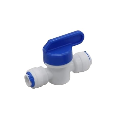 1PC RO Gerade 1/4 "OD Schlauch Schnell Verbindung Rohr Control Armaturen Kunststoff Wasser Kugel Ventil Osmose Aquarium Armaturen 1PC RO Gerade 1/4 "OD Schlauch Schnell Verbindung Rohr Control Armaturen Kunststoff Wasser Kugel Ventil Osmose Aquarium Armaturen von KXJSYL Tool