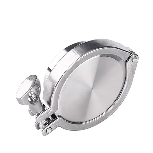1PC Union 19mm-168mm Rohr O/D Sanitär Weld Ferrule + End Kappe + Tri Clamp + Silicon Dichtung 304 Edelstahl for Homebrew(45mm x ferrule 64) von KXJSYL Tool