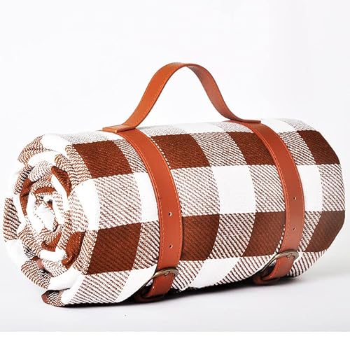 1PC wasserdichte Outdoor-Picknick-Matte Camping Strandmatte bunt kariert Streifen rechteckige Schlafdecke Pad Wohnzimmer Teppich(Style 5,150x200cm) von KXJSYL Tool