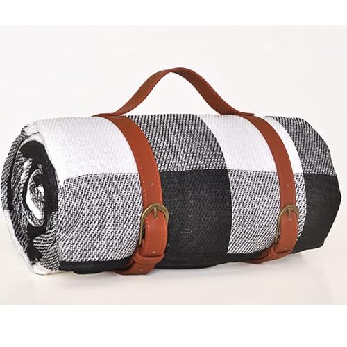 1PC wasserdichte Outdoor-Picknick-Matte Camping Strandmatte bunt kariert Streifen rechteckige Schlafdecke Pad Wohnzimmer Teppich(Style 6,200x200cm) von KXJSYL Tool