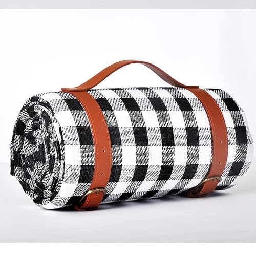 1PC wasserdichte Outdoor-Picknick-Matte Camping Strandmatte bunt kariert Streifen rechteckige Schlafdecke Pad Wohnzimmer Teppich(Style 7,150x200cm) von KXJSYL Tool