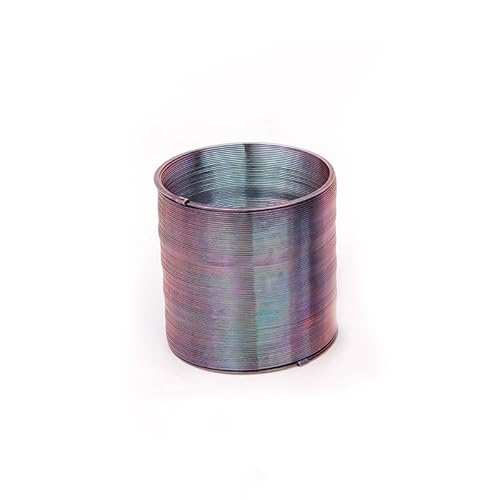 2,5 Zoll Science Toys Stahl Slinkys Treppen Gehfeder Farbe Metallspule Regenbogen Nostalgische Schraubenfeder 2,5 Zoll Science Toys Stahl Slinkys Treppen Gehfeder Farbe Metallspule Regenbogen Nostalgische Schraubenfeder von KXJSYL Tool