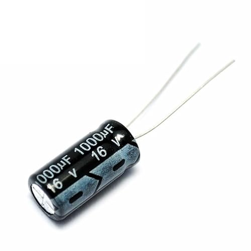 KXJSYL Tool 2–50 Stück 10 V, 16 V, 25 V, 35 V, 50 V, 63 V, 100 V, Aluminium-Elektrolytkondensator, 100 UF, 220 UF, 330 UF, 470 UF, 680 UF, 1000 UF, 2200 UF, 3300 UF, 4700 UF(50V2200uF 2PCS) von KXJSYL Tool