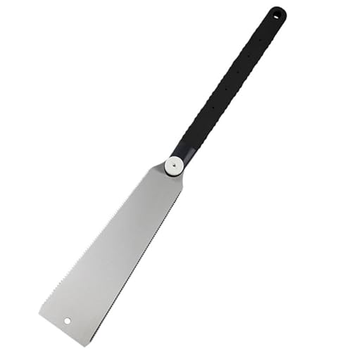 250 mm Holzsäge 3-schneidige Zähne Japanische Handsäge SK5 Austauschbare Klinge Zugzapfensäge Holzbearbeitungs-Schneidwerkzeuge(Black Handle) von KXJSYL Tool