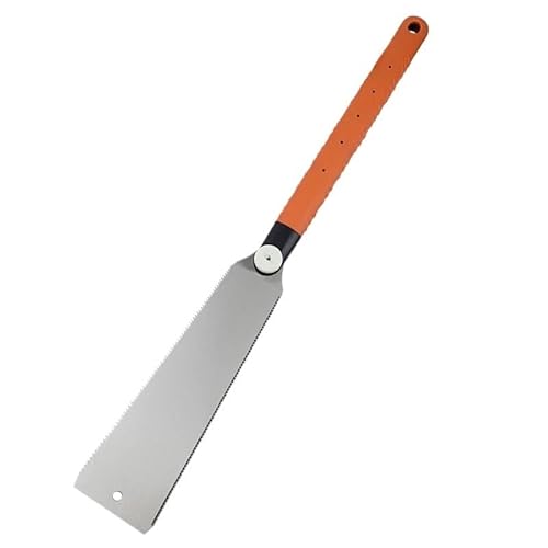 250 mm Holzsäge 3-schneidige Zähne Japanische Handsäge SK5 Austauschbare Klinge Zugzapfensäge Holzbearbeitungs-Schneidwerkzeuge(Orange Handle) von KXJSYL Tool