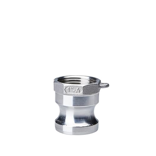 304 Edelstahl Garten Sprinkler Camlock Fitting 1/2 "3/4" 1 "Adapter Barb Camlock Schnell Trennen for Schlauch Pumpen Armaturen(A) von KXJSYL Tool