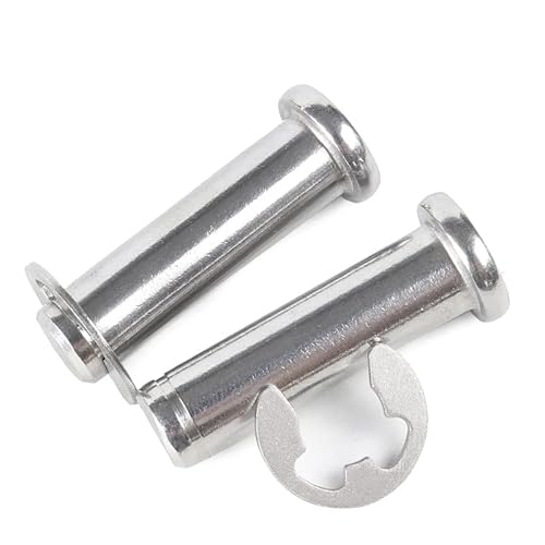 304 Pin Edelstahl Flachkopf mit Rillenstift Schaft Sicherungsring Pin Positionierung zylindrischen Pin M3(20mm) von KXJSYL Tool