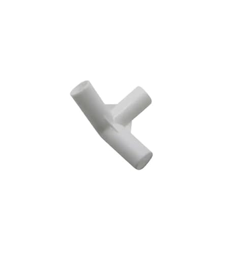 5 Stück 12 mm PVC-Gerade-Kniestück-Kreuzverbinder 60 90 120 135 Grad T-Stück-Verbinder PVC-Rohrverschraubung DIY Zelt-Festverschraubungen(White-08) von KXJSYL Tool