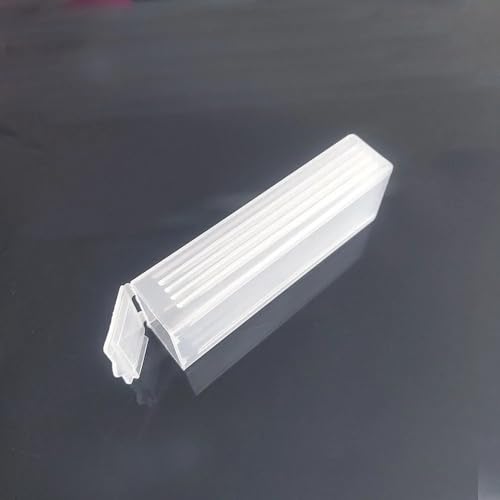 5 Stücke 1mm Dicke Blank Mikroskop Glas Objektträger Wiederverwendbare Labor Probe Abdeckung Glas(1pcs box not slides) von KXJSYL Tool