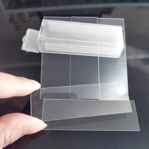 5 Stücke 1mm Dicke Blank Mikroskop Glas Objektträger Wiederverwendbare Labor Probe Abdeckung Glas(5pcs Blank slides) von KXJSYL Tool