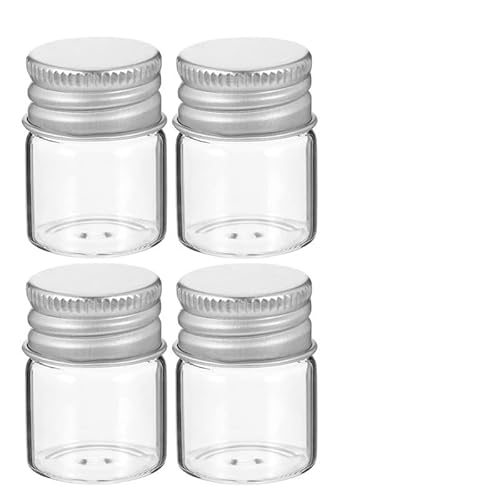 5 ml 6 ml 7 ml 10 ml 15 ml 25 ml 30 ml Glasgefäß mit Aluminiumdeckel leere Glasflasche leere Flasche kleines Glasgefäß mit Schraubverschluss(6ml 22x36mm) von KXJSYL Tool