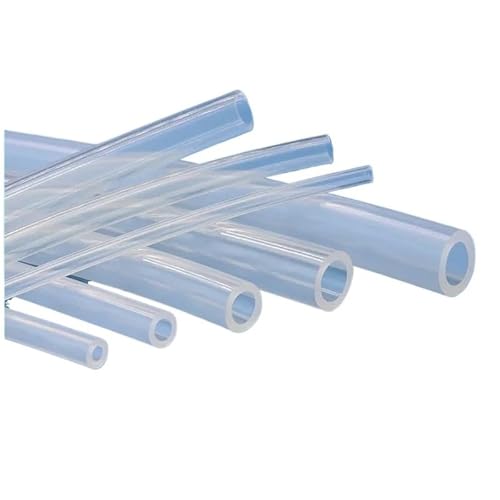 5M Lebensmittelqualität Transparent Silikon Gummi Schlauch ID 0,5 1 2 3 4 5 6 7 8 9 10 12 13 14mm OD Flexible Ungiftig Silikon Rohr(ID 6mm x 8mm OD) von KXJSYL Tool