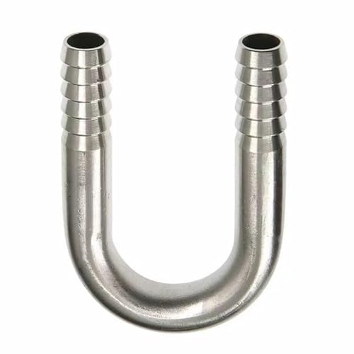 6 8 10 12 16 20 25mm Schlauch Barb 304 Edelstahl U Förmigen Biegen Hosetail Rohr Fitting Anschluss Wasser gas Öl(20mm) von KXJSYL Tool