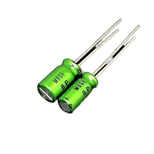 8 Stück Nichicon MUSE BP ES (Bi) Unpolarer unpolarer Bipolarer HiFi-Audiokondensator 4,7 uf/10 uf/22 uf/47 uf/100 uf 25 V/50 V Kupferfüße(25V10uF 5x11) von KXJSYL Tool