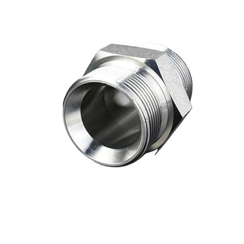 Britische Schlauchverschraubungen Außengewinde BSP 1/8" 1/4" 3/8" 1/2" 3/4" 1" 1-1/4" 1-1/2" 2" Übergangsverschraubungen for Hydraulikrohrverbindungen(2 to 2) von KXJSYL Tool