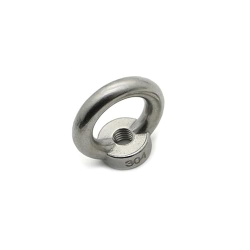 KXJSYL Tool 1-2 STÜCKE Hebeösenmuttern/Schraubenring Augenschraubenring Hakenmutterschrauben M3 M4 M5 M6 M8 M10 M12 304 Edelstahl(Lifting Eye Nuts,M10 1pcs) von KXJSYL Tool