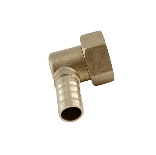 1 STÜCK 1/2 "BSP Innengewinde Auf 4mm 6mm 8mm 10mm Schlauch Barb Ellenbogen 90 Grad Rotary Messing Rohr Fitting Anschluss(10mm) von KXJSYL Tool