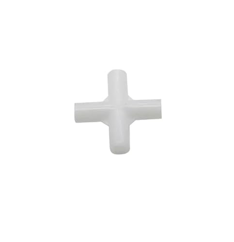 KXJSYL Tool 5 Stück 12 mm PVC-Gerade-Kniestück-Kreuzverbinder 60 90 120 135 Grad T-Stück-Verbinder PVC-Rohrverschraubung DIY Zelt-Festverschraubungen(White-05) von KXJSYL Tool