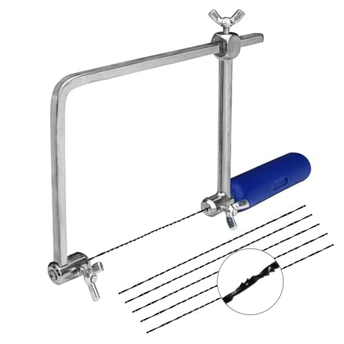 KXJSYL Tool Multifunktionale Mini-Handsäge, Bügelsäge, magische Holz-Dekupiersäge, Holzbearbeitung, Heimwerker-Hobbywerkzeuge, 4 Zoll, 100 mm von KXJSYL Tool
