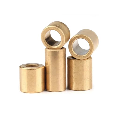 Pulvermetallurgie Öllager Kupferhülse Wellenhülse aus reinem Kupfer(5pcs 6x10x20) von KXJSYL Tool