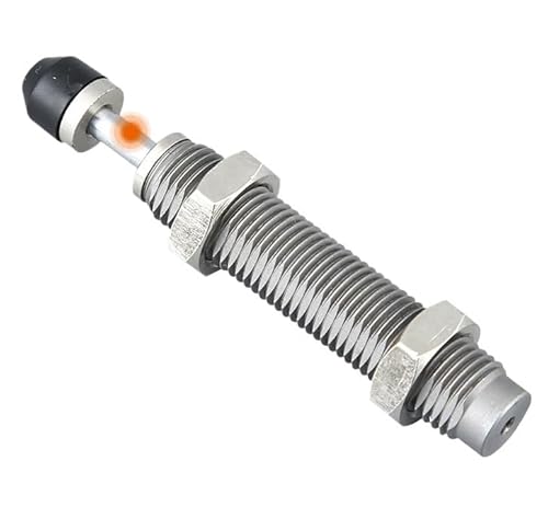 RB RBC Hydraulischer Stoßdämpfer, verstellbarer pneumatischer Hydraulikpuffer RB0805 RB0604 mit Kappe RB0806 RB2015 RBC1412 RBC2015(RBC1006) von KXJSYL Tool