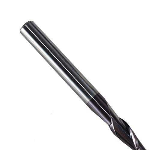 KXJSYL Tool Wolfram-Vollhartmetall 6 mm Kugelkopf Kegelschaftfräser Fräser CNC Kegel Holz Metall Fräser(R0.5-30.5-D6-TiAlN) von KXJSYL Tool