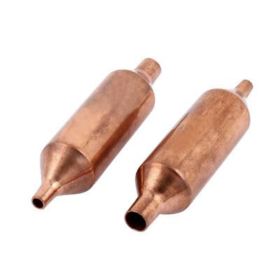 sourcing map 2 Stück Kupfer Ton Rohrform Klimaanlage Kühlschrank Trockenfilter 77mm lang von KXJSYL Tool