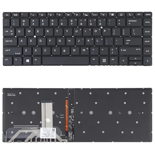 Für HP Elitebook X360 1040 G5 G4 2H-Bazuki64312 US-Versionstastatur mit Hintergrundbeleuchtung von KXPASUKOJX