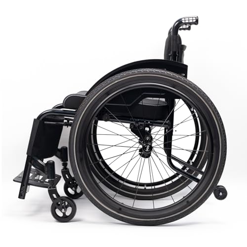 KXPSWGE Geländegängiger, ultraleichter Sportrollstuhl, Rahmen aus Aluminiumlegierung,Schnellverschluss, Rollstühle mit Selbstantrieb,Abnehmbare Fußstütze,Transportrollstuhl(Seat Width 38cm/15in,A) KXPSWGE Geländegängiger, ultraleichter Sportrollstuhl, Rahmen aus Aluminiumlegierung,Schnellverschluss, Rollstühle mit Selbstantrieb,Abnehmbare Fußstütze,Transportrollstuhl(Seat Width 38cm/15in,A) von KXPSWGE