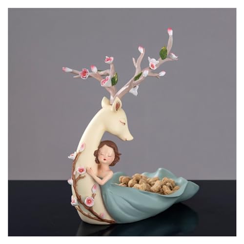 KXQYIKYI Obstkorb Schale Obstplatte Home Wohnzimmer Couchtisch Snackschalen Ornamente Tablett Persönlichkeit kreative Dekoration Fruchtschalen (grün) von KXQYIKYI