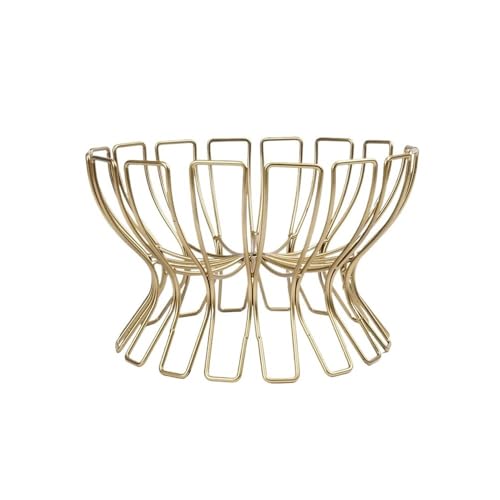 KXQYIKYI Obstschüssel Obstkorb, hält Obst und Gemüse frisch, Arbeitsplatte Metallschalen für Küchenfruchtkorb (schwarz) von KXQYIKYI