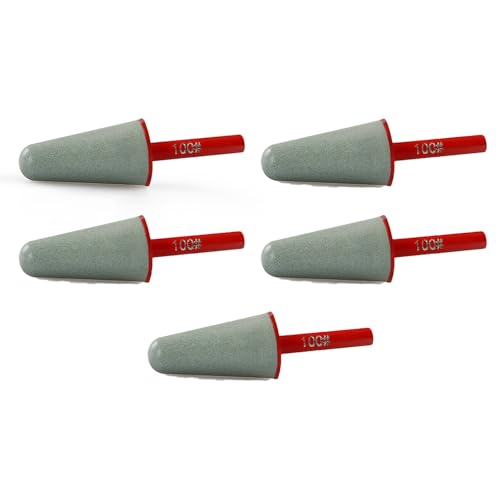 Diamant-Bit, 5 Stück, 7,1 x 2,1 cm, für elektrische Schleifmaschinen und Handbohrmaschinen (Körnung 100) von KXWDKJ