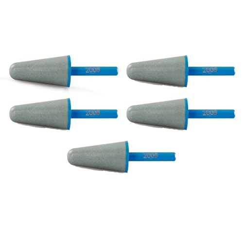 Diamant-Bit, 5 Stück, 7,1 x 2,1 cm, für elektrische Schleifmaschinen und Handbohrmaschinen (Körnung 200) von KXWDKJ