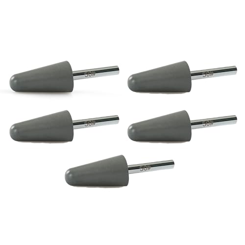 Diamant-Schleif-Bits, 5 Stück, Körnung 50, für die Verarbeitung der Details von Innenecken, Lochwänden und Schnitzspuren (7,1 x 2,1 cm) von KXWDKJ