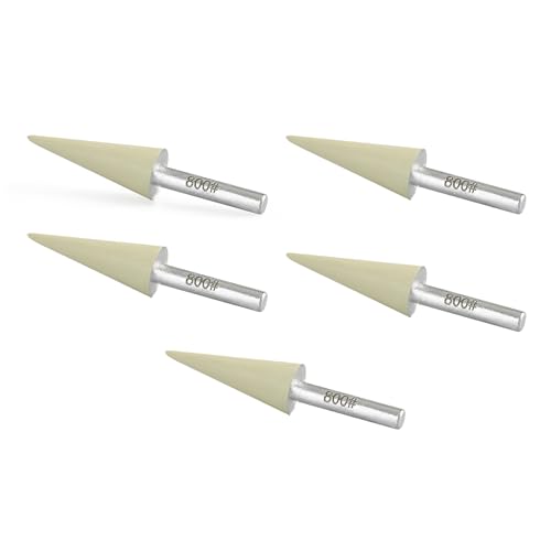 Diamantbohrer, 5 Stück, 7,2 x 1,5 cm, für elektrische Schleifmaschinen und Handbohrmaschinen, zur Bearbeitung der Details von Innenecken, Lochwänden und Schnitzspuren (Körnung 800) von KXWDKJ