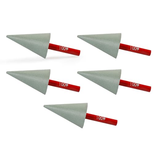 Diamantbohrer, 5 Stück, 7,6 x 2,5 cm, für die Verarbeitung der Details von Innenecken, Lochwänden und Schnitzspuren (Körnung 100) von KXWDKJ