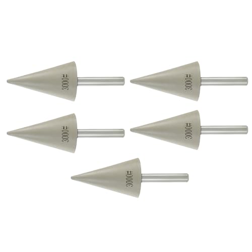 Diamantbohrer, 5 Stück, 7,6 x 2,5 cm, für die Verarbeitung der Details von Innenecken, Lochwänden und Schnitzspuren (Körnung 3000) von KXWDKJ