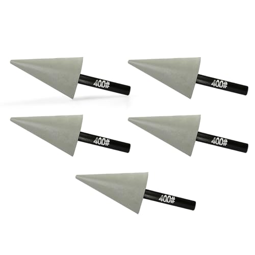 Diamantbohrer, 5 Stück, 7,6 x 2,5 cm, für die Verarbeitung der Details von Innenecken, Lochwänden und Schnitzspuren (Körnung 400) von KXWDKJ