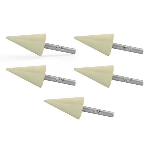 Diamantbohrer, 5 Stück, 7,6 x 2,5 cm, für die Verarbeitung der Details von Innenecken, Lochwänden und Schnitzspuren (Körnung 800) von KXWDKJ