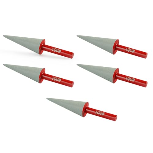 Diamantbohrer, 5 Stück, Körnung 100, für die Verarbeitung der Details von Innenecken, Lochwänden und Schnitzspuren (7,2 x 1,5 cm) von KXWDKJ