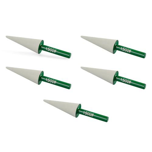 Diamantbohrer, 5 Stück, Körnung 1500, für elektrische Schleifmaschinen und Handbohrmaschinen (7,2 x 1,5 cm) von KXWDKJ
