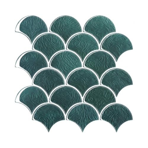Duschfliese zum Abziehen und Aufkleben, wasserdicht, zum Abziehen und Aufkleben, Splitterform, 30 x 30 cm, für Küche, Badezimmer, Schlafzimmer, Wohnzimmer, Treppendekoration (Farbe 02, 10 Stück) von KXWDKJ
