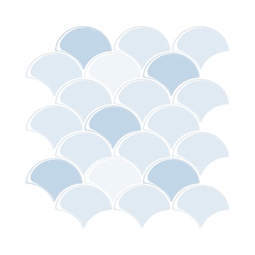 Duschfliese zum Abziehen und Aufkleben, wasserdicht, zum Abziehen und Aufkleben, Splitterform, 30 x 30 cm, für Küche, Badezimmer, Schlafzimmer, Wohnzimmer, Treppendekoration (Farbe 06,5 Stück) von KXWDKJ