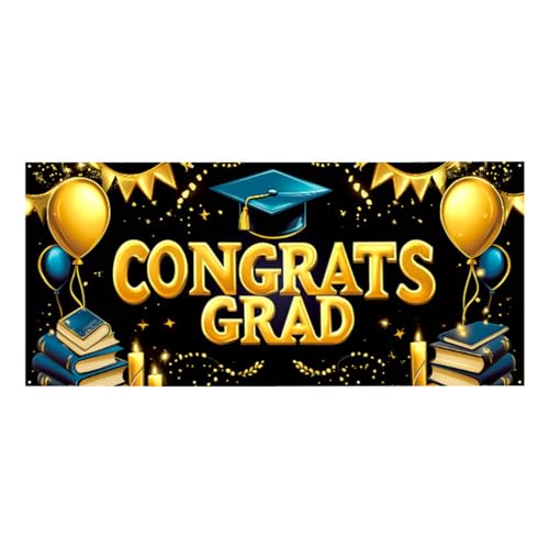 Garagentor-Banner mit Aufschrift "Congratulations", 2025 für Garagentore (Farbe 02, 2,1 x 1,5 m) von KXWDKJ