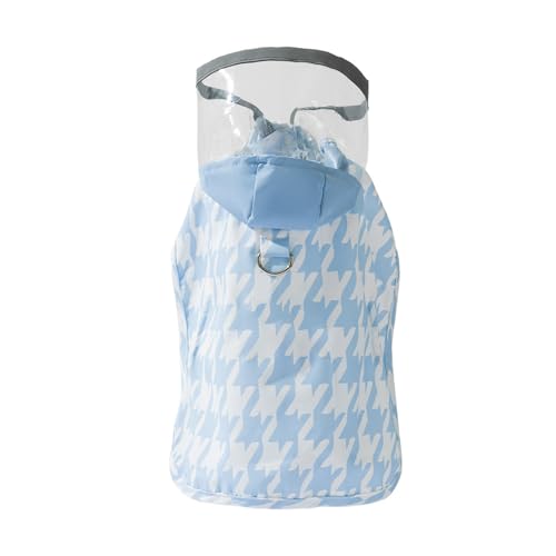 Hunde-Regenmantel für kleine Hunde, mit Kapuze, Leine, Schnalle auf der Rückseite, für Outdoor-Abenteuer, Spaziergänge, Größe XL Hunde-Regenmantel für kleine Hunde, mit Kapuze, Leine, Schnalle auf der Rückseite, für Outdoor-Abenteuer, Spaziergänge, Größe XL von KXWDKJ