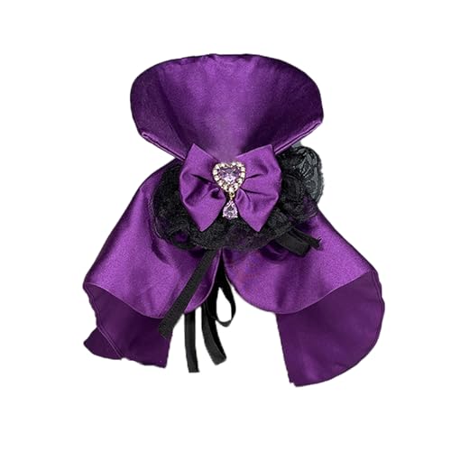 Hundekostüm, Halloween, Umhang für kleine, mittelgroße Hunde, Katzen (lila, Größe 2XL) von KXWDKJ